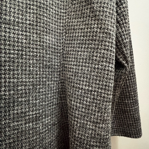 Calvin Klein Black White Open Ruffle Waterfall Blazer Jacket ✨ - Picture 4 of 6